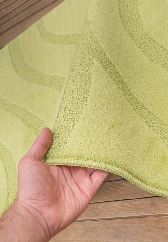 Зелёный комплект ковриков для ванной и туалета Symphony 2551 Seedling Green BQ