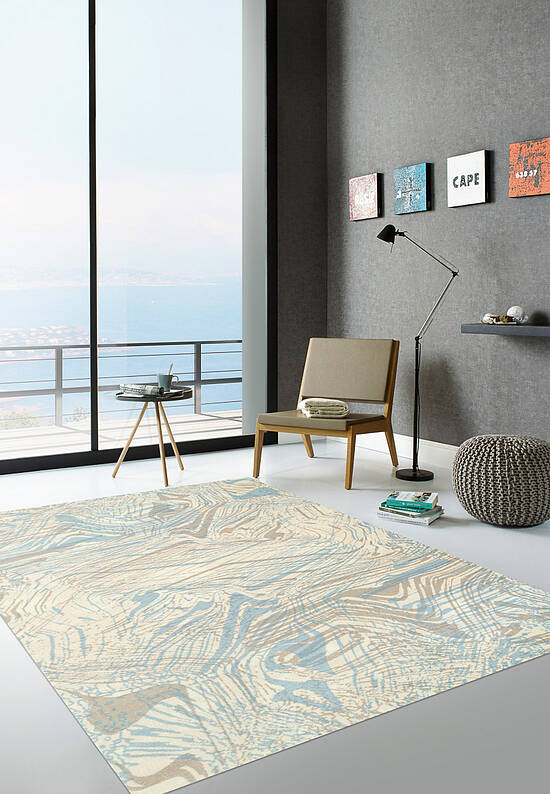 Монгольский шерстяной ковер EA5973-E11