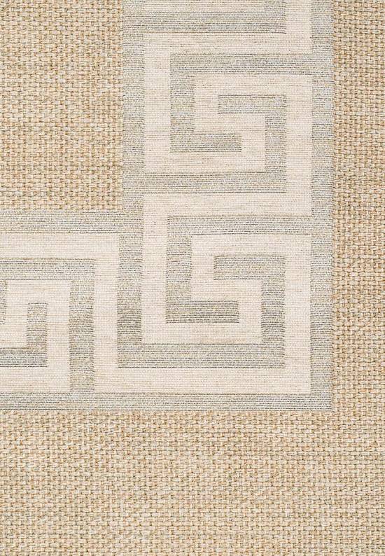 Безворсовый ковер из хлопка BRK 11-Natural White