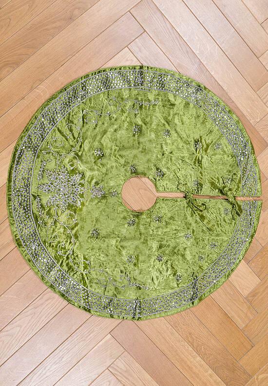 Коврик-юбка под ёлку