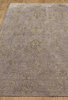 ковер в перспективе против ворса Kashan gold Medium Gray