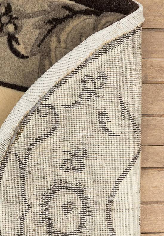 Шерстяной ковер QJ0301TRSA-natural grey/beige