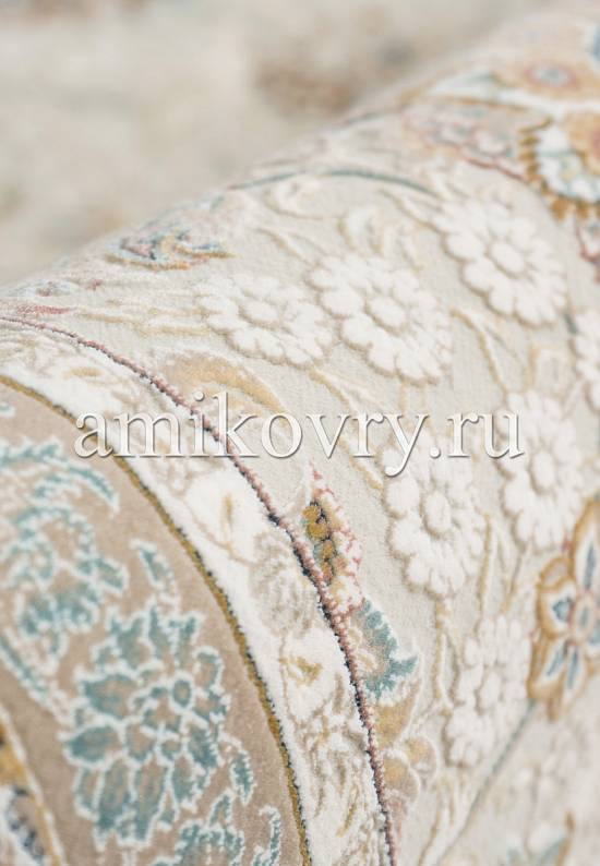 Иранский высокоплотный ковер G136-Cream