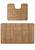Коричневый комплект ковриков для ванной и туалета Maritime-2 2546 Light Brown BQ