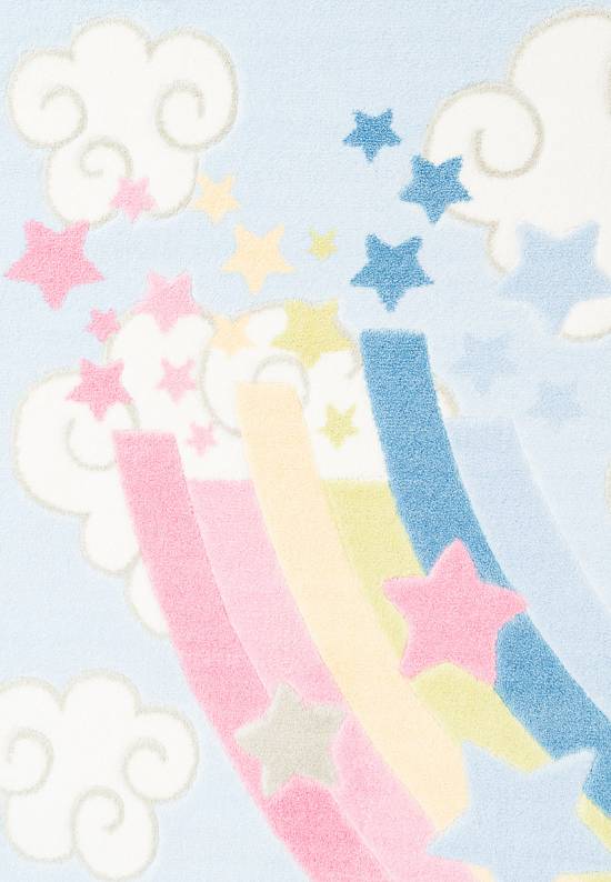 Детский ковер с ворсом Rainbow 01 Blue