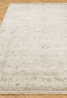 ковер в перспективе по ворсу Kashan gold Antique White Grey