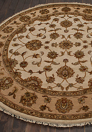 ковер в перспективе против ворса Kashan gold 10/10 MG-1001-Ivory/Gold