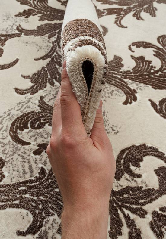 Синтетический ковер 0201KJ-Beige-Brown
