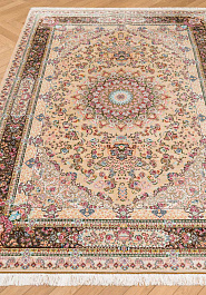 ковер в перспективе против ворса Ottoman Silk Tabriz-Beige
