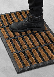 входной коврик в интерьере Doormat kokos Boot Scrapper-RBS-1001