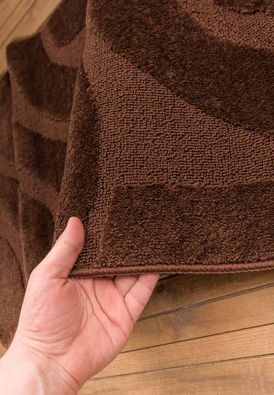 Коричневый коврик для ванной Symphony 2518 Brown