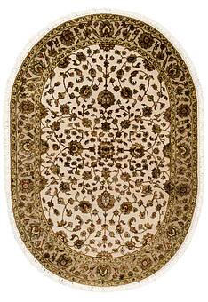 дизайн ковра Kashan gold 10/10 SC-733-2-Ivory/Camel овал