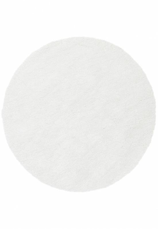 Мягкий ковер с длинным ворсом 673 White