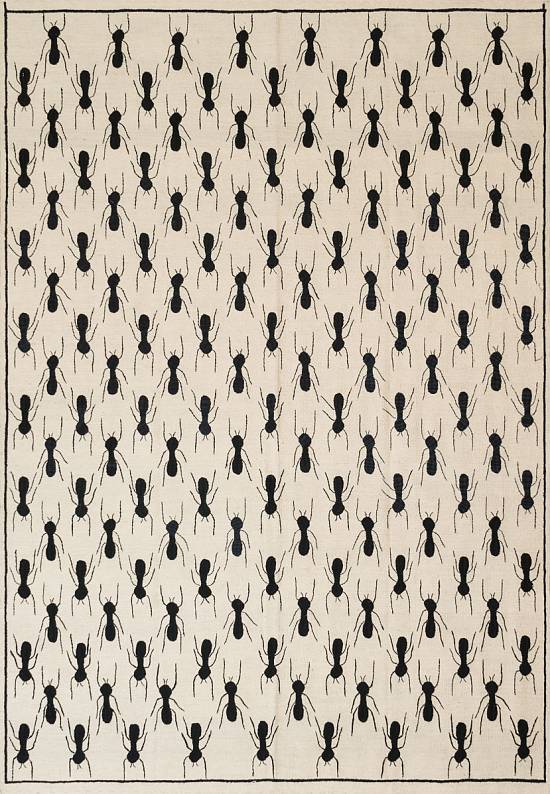 Элитный ковер ручной работы Kilim Savannah Black 1