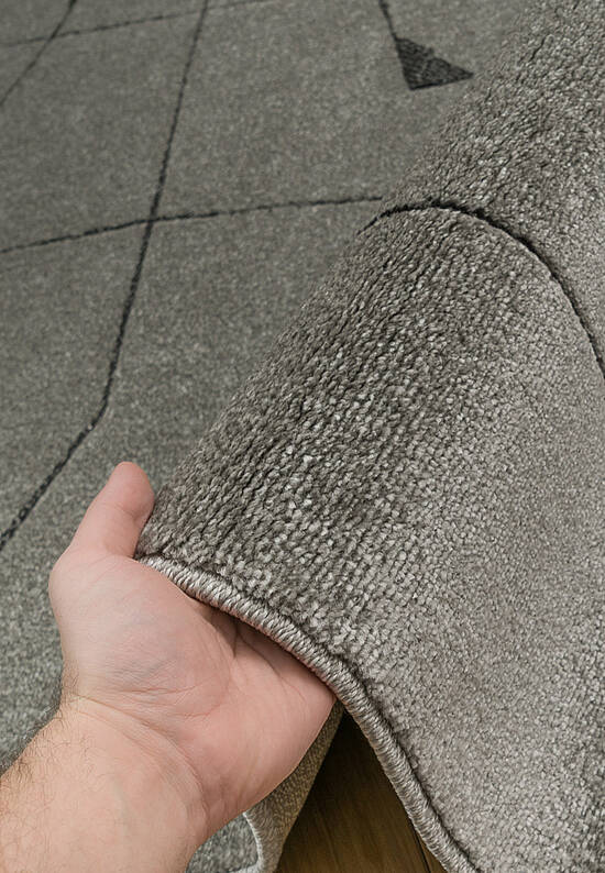 Недорогой синтетический ковер 1417-18411