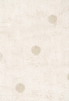 фрагмент ковра Lorena Canals Cotton Hippie Polka Dots Vintage Olive C-HIDO-OLV