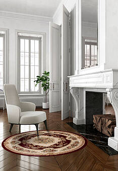 ковер в интерьере Prestige 8539-51036 круг