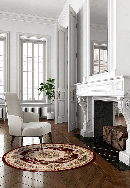 Молдавский шерстяной ковер 8539-51036