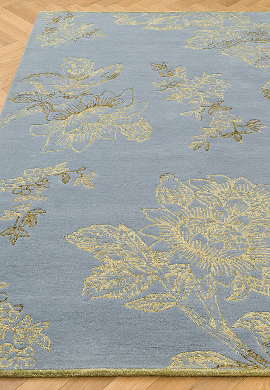 Шерстяной ковер Tonquin Blue Gold
