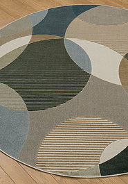 ковер в перспективе против ворсаMercanti RM5834-R10 круг