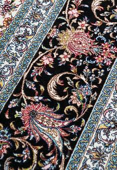фрагмент ковра Ottoman Silk Shah Abbasi-Red