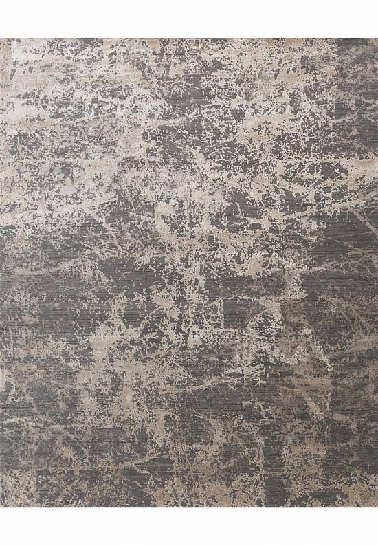 Дизайнерский ковер ручной работы 8/8-RWB ESK-411-Medium Gray/White Sand