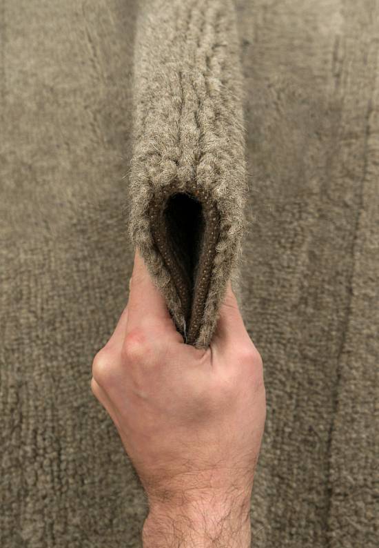 Шерстяной стираемый ковер Steppe Sheep Grey
