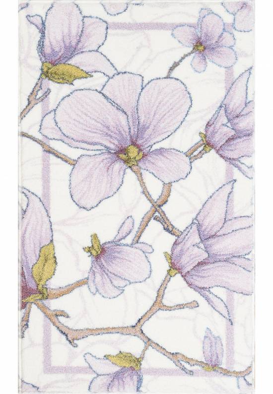 Светлый коврик для ванной  Interlace 01 Lilac