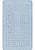 Голубой коврик для ванной Ethnic 2522 Baby Blue