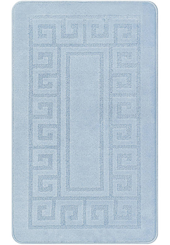 Голубой коврик для ванной Ethnic 2522 Baby Blue