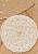 Двусторонняя циновка из джута  PTN 03 Natural White