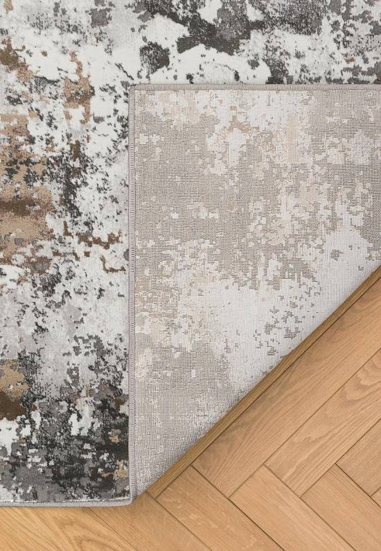 Синтетический бюджетный ковер 3319-Gray-Beige