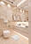 Двусторонний коврик для ванной  Natura Heavy 1601 White