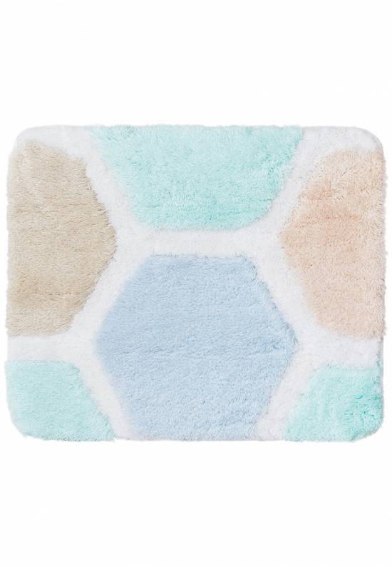 Пастельный коврик для ванной Tenedos 818 Light Blue