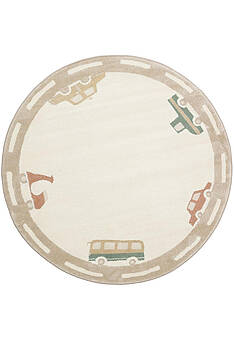 дизайн ковра Piccolo PCL 01 Cream Multy круг