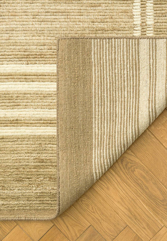 Однотонный ковер ручной работы HWL-172-Clay/Soft Beige