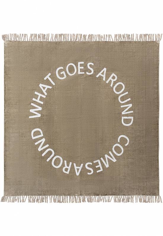 Безворсовый ковер из хлопка JHC-05 beige-white what goes