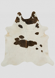 дизайн натуральной шкуры коровы Триколор коричневый 1044