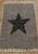Безворсовый ковер из хлопка JHC-22 grey-black star patch