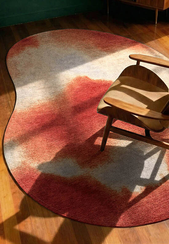 Безворсовый ковер из полиэстера LR6252-L433 outdoor