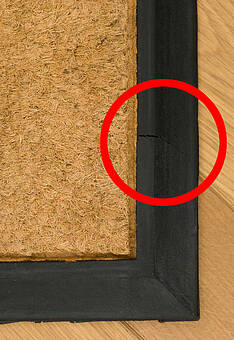 дефект входного коврика Doormat kokos Coco Ramp-CR-101 discount9