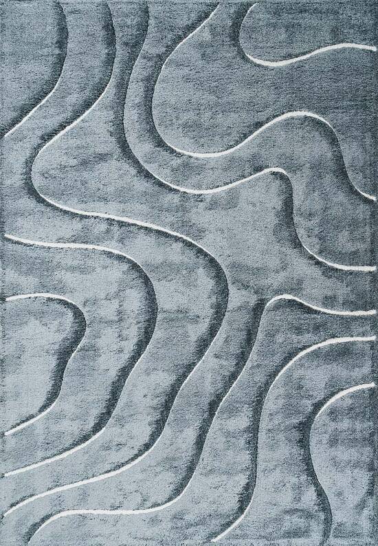 Пушистый ковер из полиэстера RN5468-R75