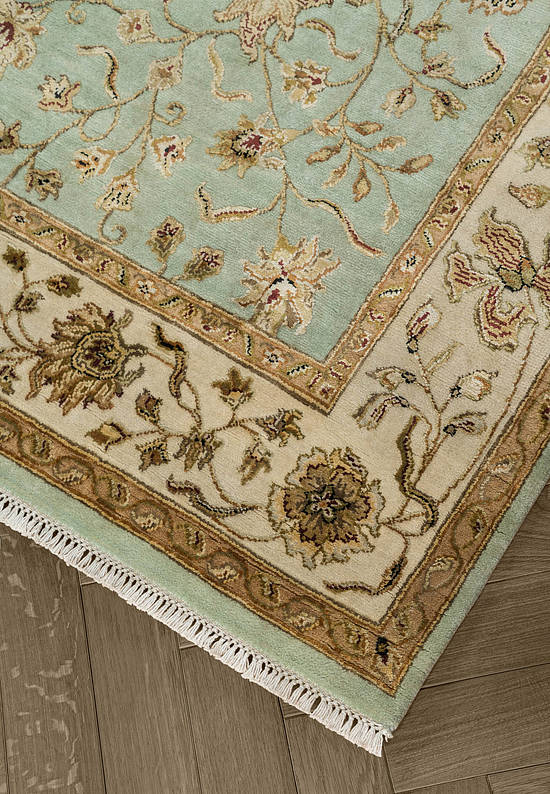 Элитный ковер ручной работы 10/10 CH-103-Green/Ivory