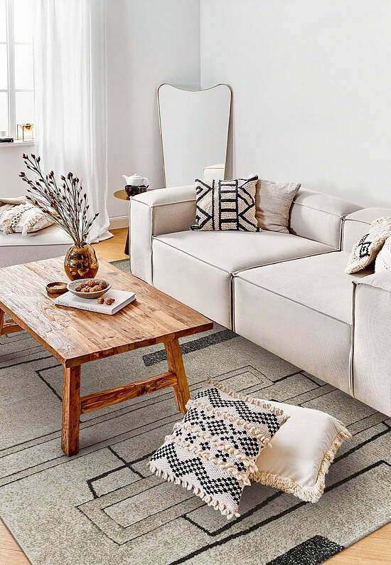 Недорогой синтетический ковер 1334-18455