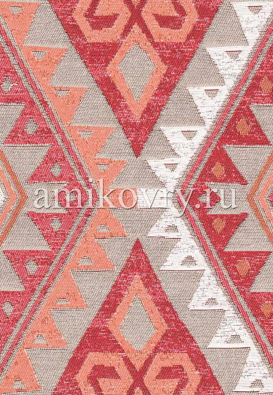 Безворсовый ковер в этно-стиле AR 08 Coral