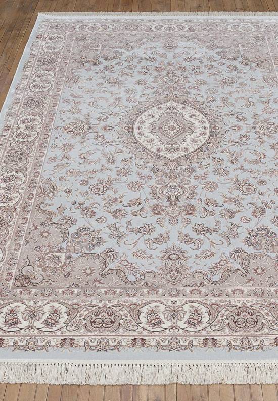 Классический вискозный ковер 0IS004-Light Blue Pastel
