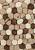 Ковер ручной работы с рельефом Pebble Rug-Brown