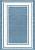 Двусторонний безворсовый ковер NK 06 Blue White