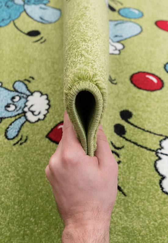 Недорогой синтетический ковер 2823-Green