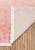 Турецкий однотонный ковер из акрила 5326 Pink